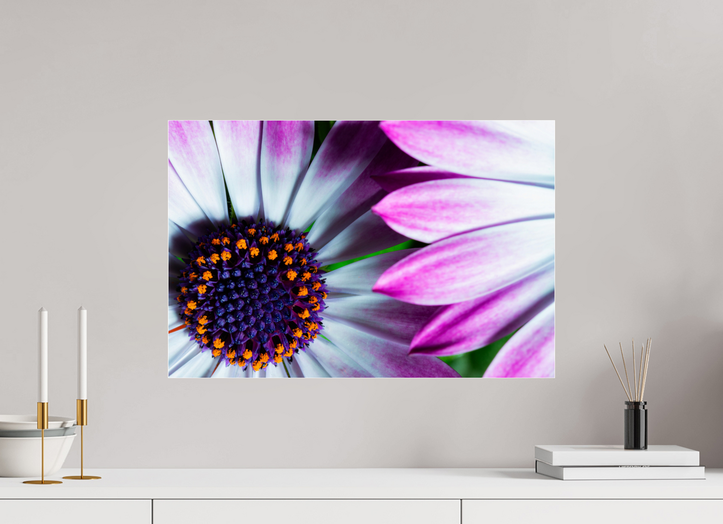 60 x 40 cm, Glänzender Foto-Abzug Acrylglas Kapmargerite_06