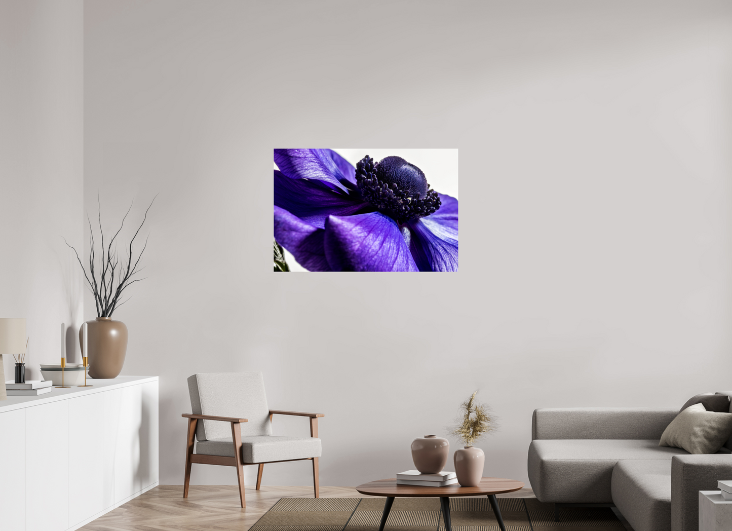 105 x 70 cm, ChromaLuxe HD Metal Print Kronenanemone_04