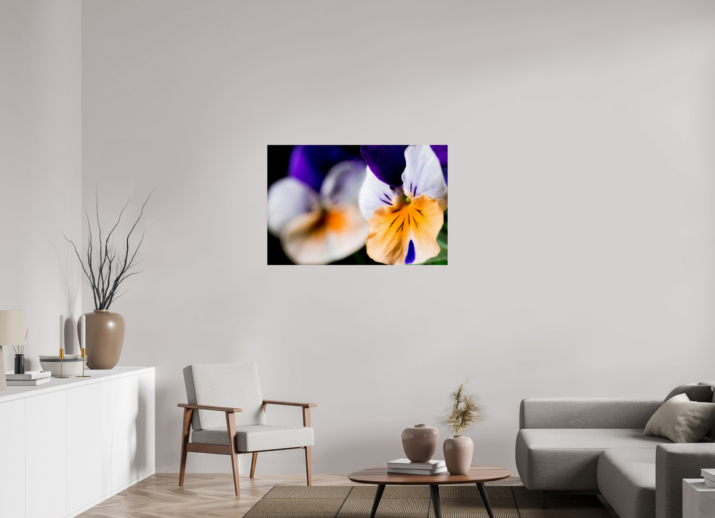 105 x 70 cm, Fine Art Print Baryta auf Alu-Dibond Hornveilchen_02
