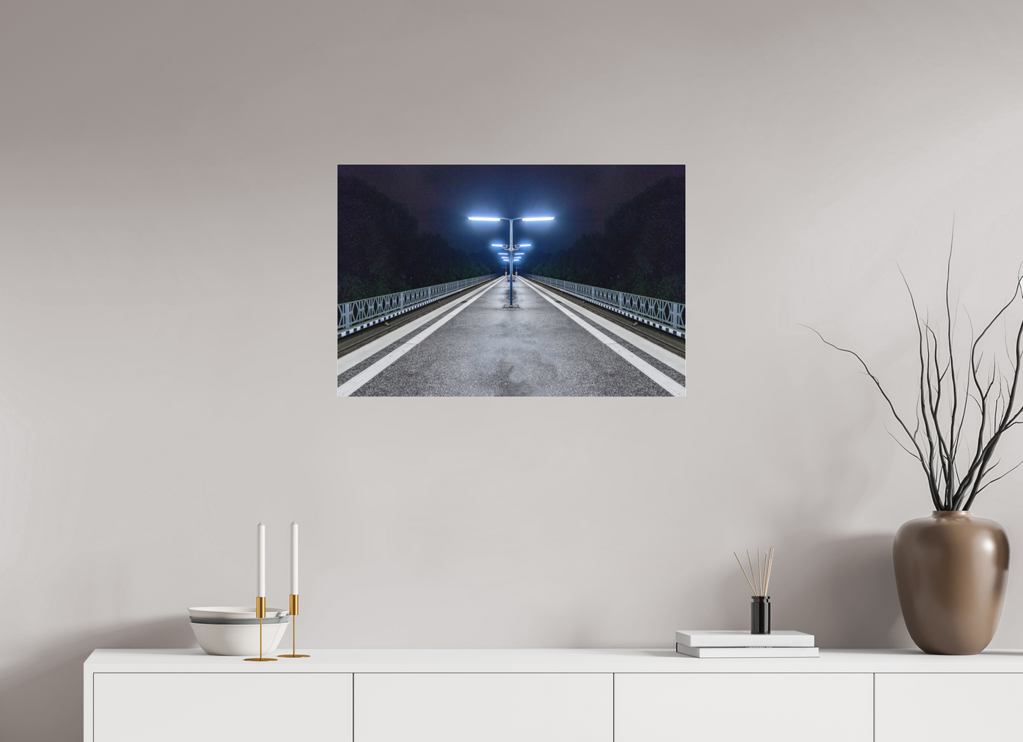 75 x 50 cm, Fine Art Acrylglas Matt Sierichstraße #6 Hamburg