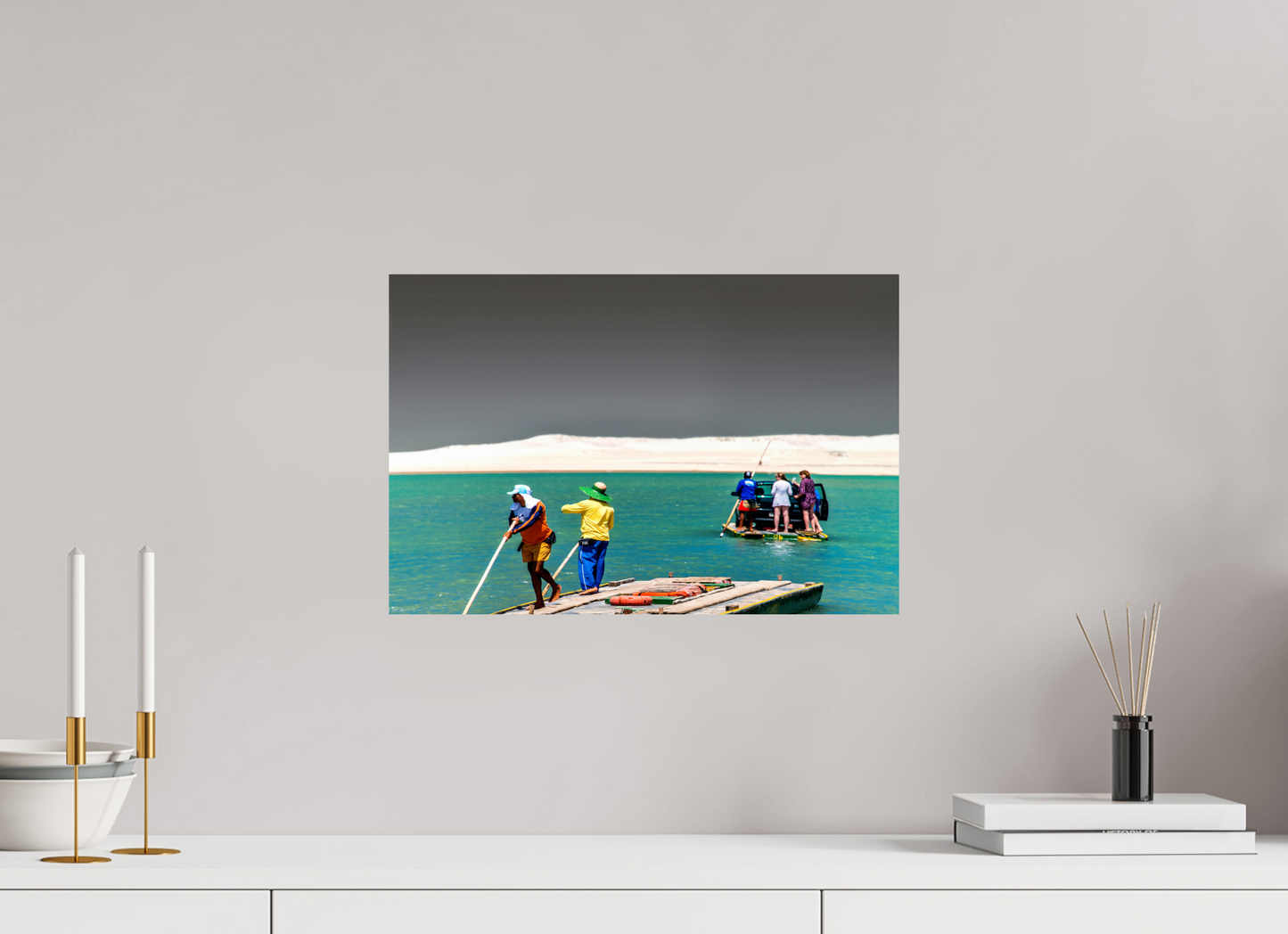 45 x 30 cm, Fine Art Print auf Alu-Dibond ohne Aufhang Genipabu - Extremoz - RN #2