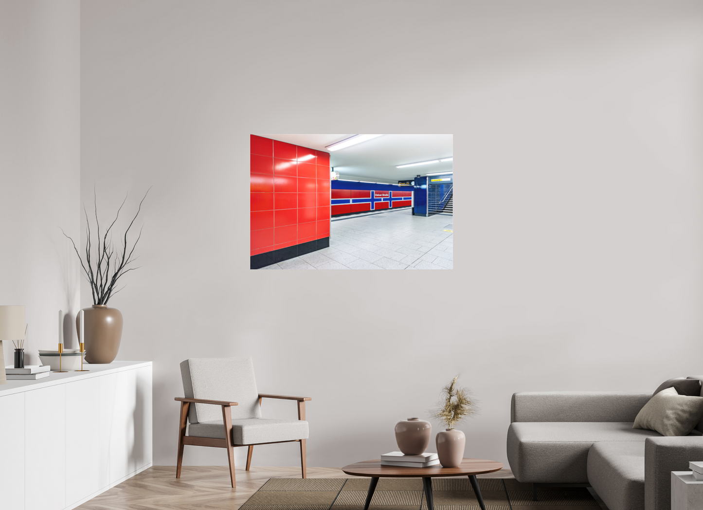 120 x 80 cm, Fine Art Acrylglas Matt Osloer-Strasse #1 Berlin