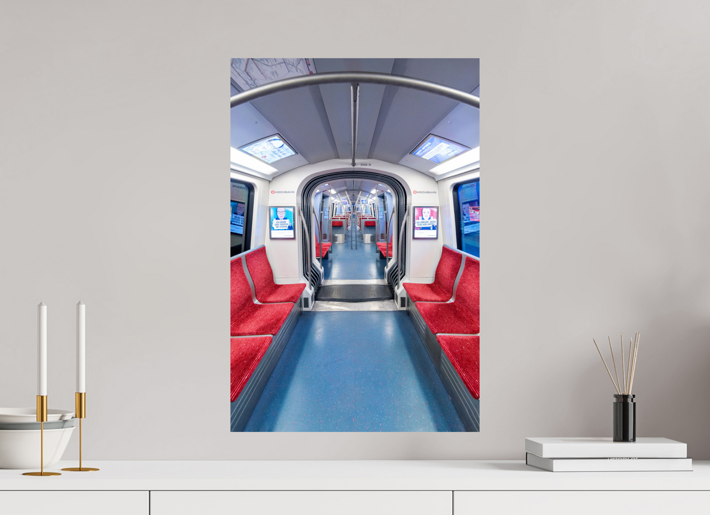 40 x 60 cm, Fine Art Print Metallic Edition HAM #2 Hamburg