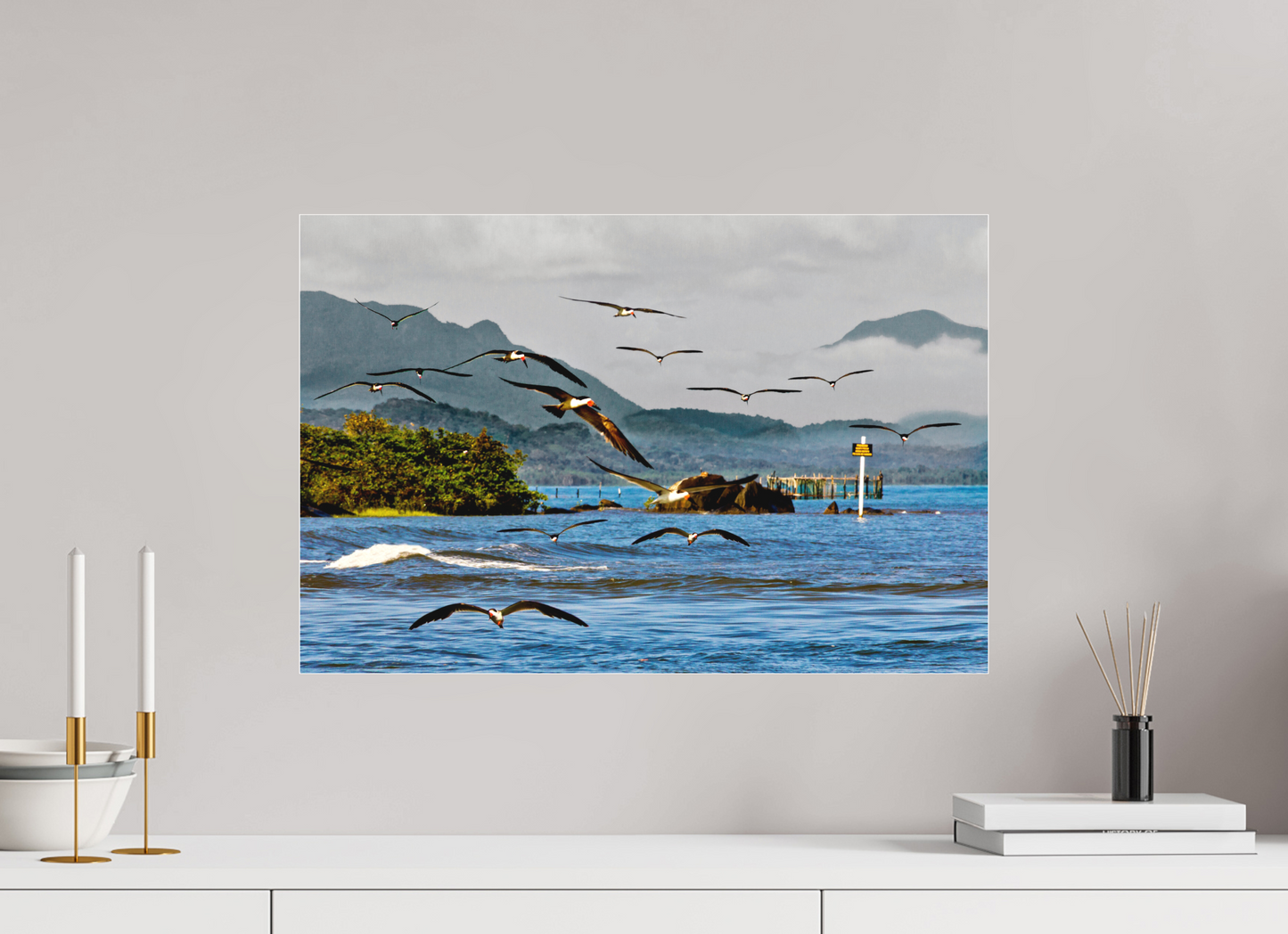 60 x 40 cm, Fine Art Acrylglas Matt Ilha do Cardoso - Cananéia