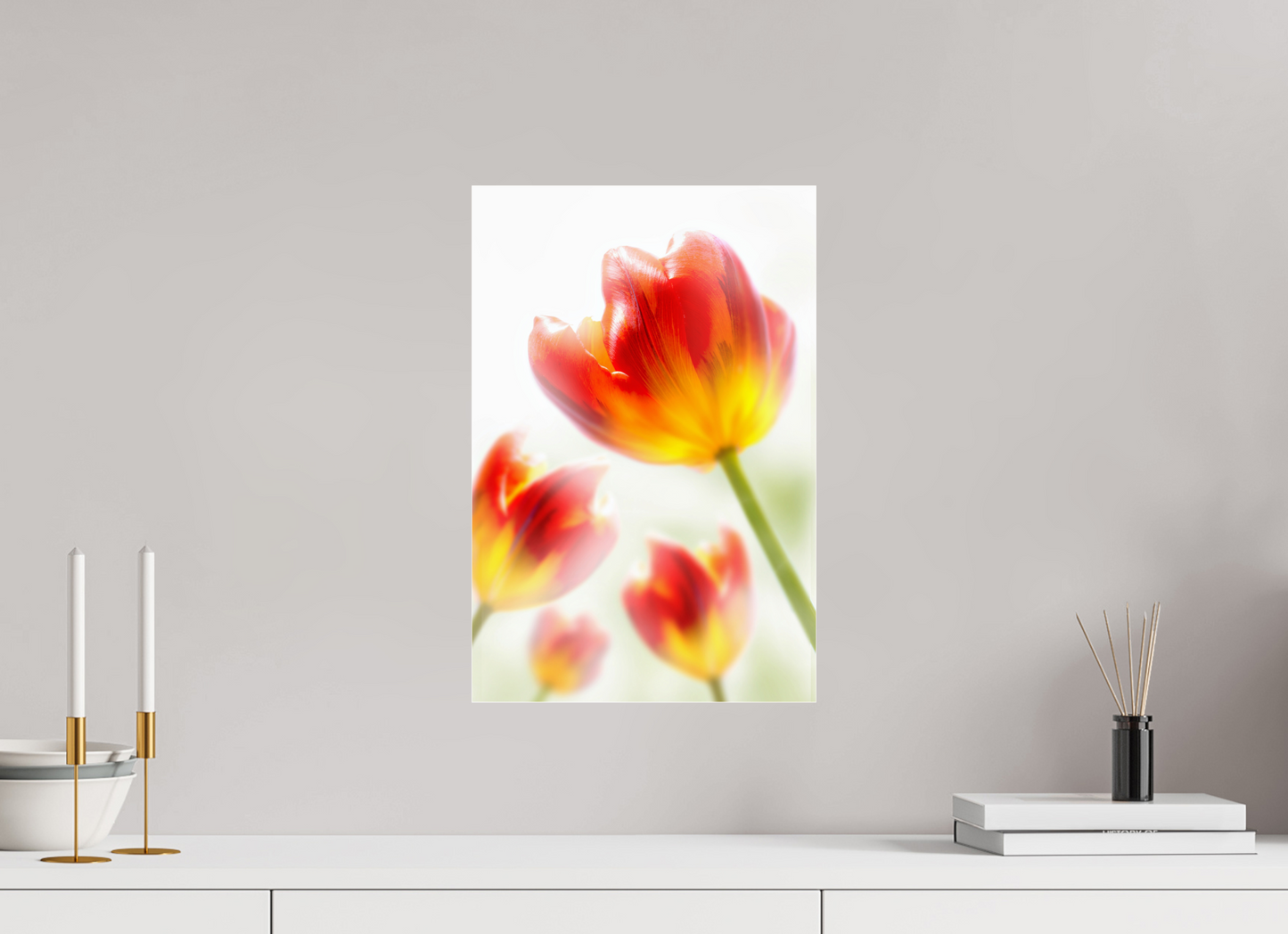 30 x 45 cm, Glänzender Foto-Abzug Acrylglas Tulpe-02