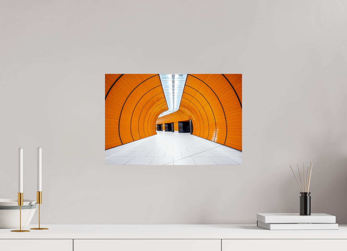 45 x 30 cm, Fine Art Print Metallic Edition Marienplatz #4 München