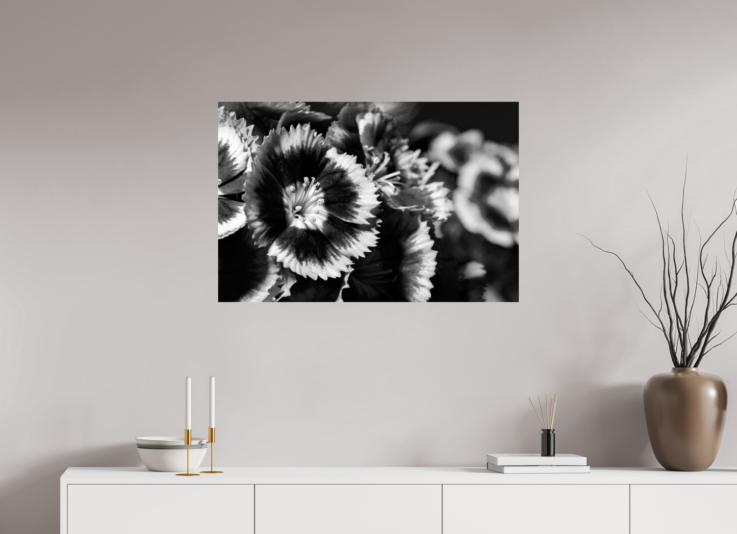 90 x 60 cm, ChromaLuxe HD Metal Print Bartnelke_02