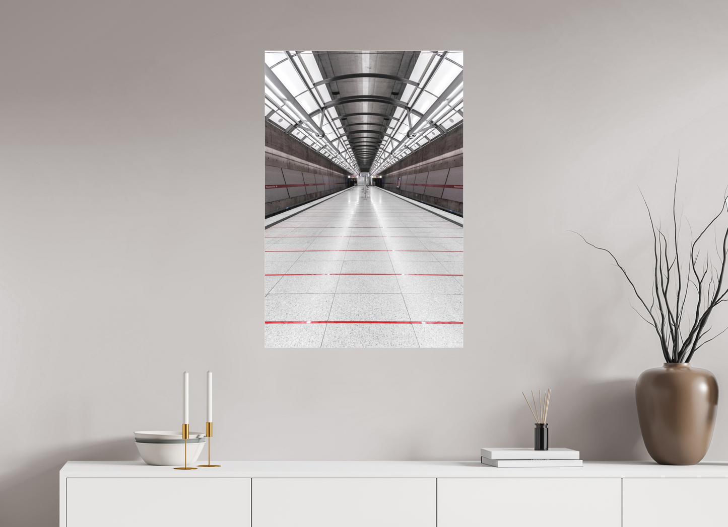 60 x 90 cm, Fine Art Acrylglas Matt Messestadt-Ost #4 München