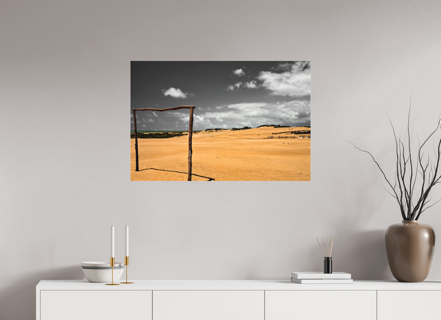 90 x 60 cm, Fine Art Acrylglas Matt Praia de Itaúnas - Itaúnas - ES