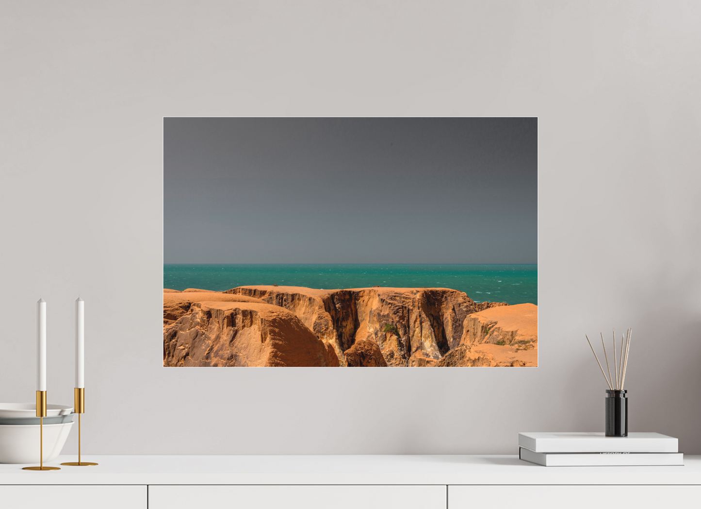 60 x 40 cm, Fine Art Acrylglas Matt Praia das Fontes - Beberibe - CE