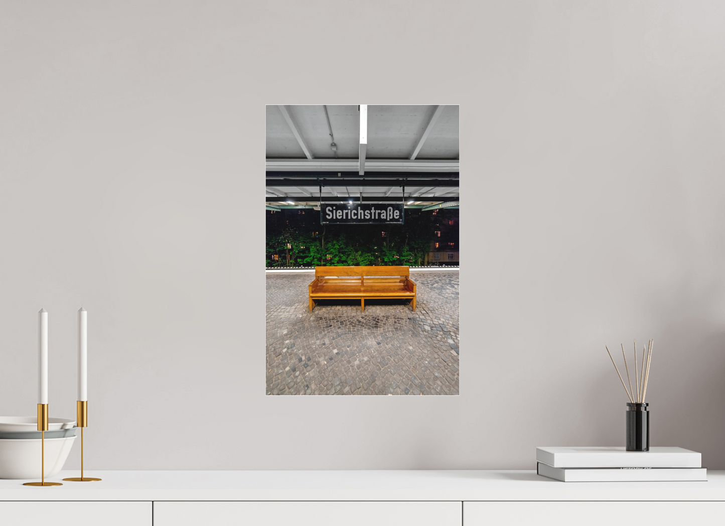 30 x 45 cm, Fine Art Acrylglas Matt Sierichstrasse #2 Hamburg