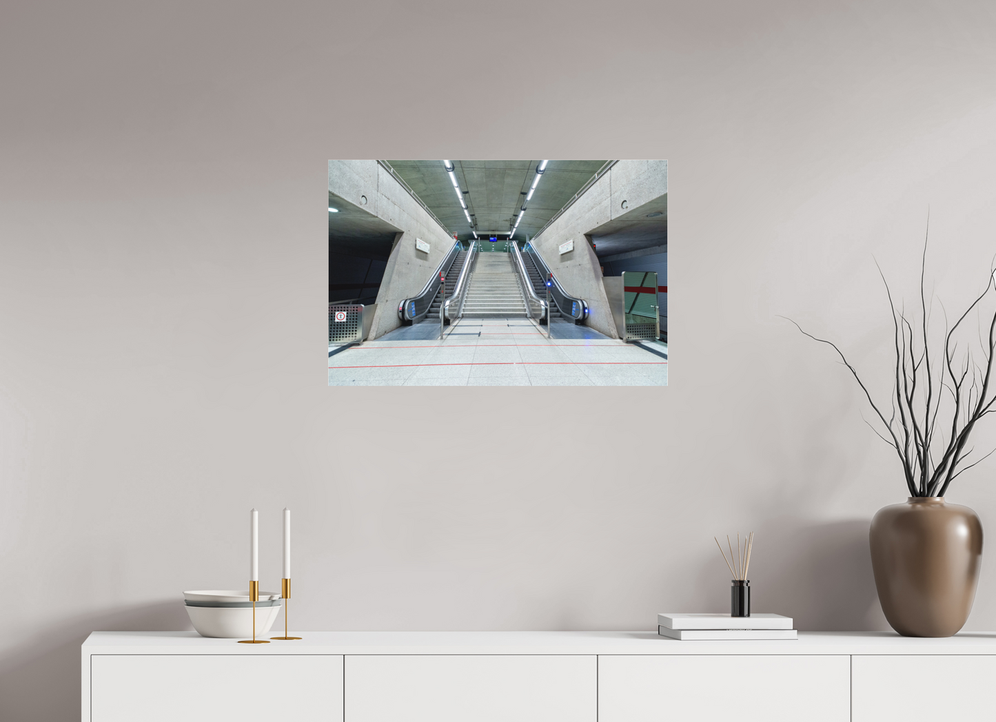 75 x 50 cm, Fine Art Acrylglas Matt Messestadt-Ost #2