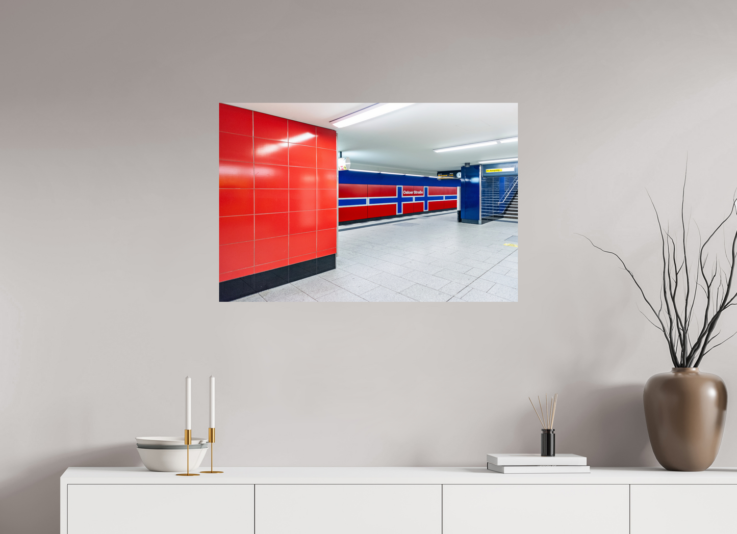 90 x 60 cm, Fine Art Print Metallic Edition Osloer-Strasse #1 Berlin