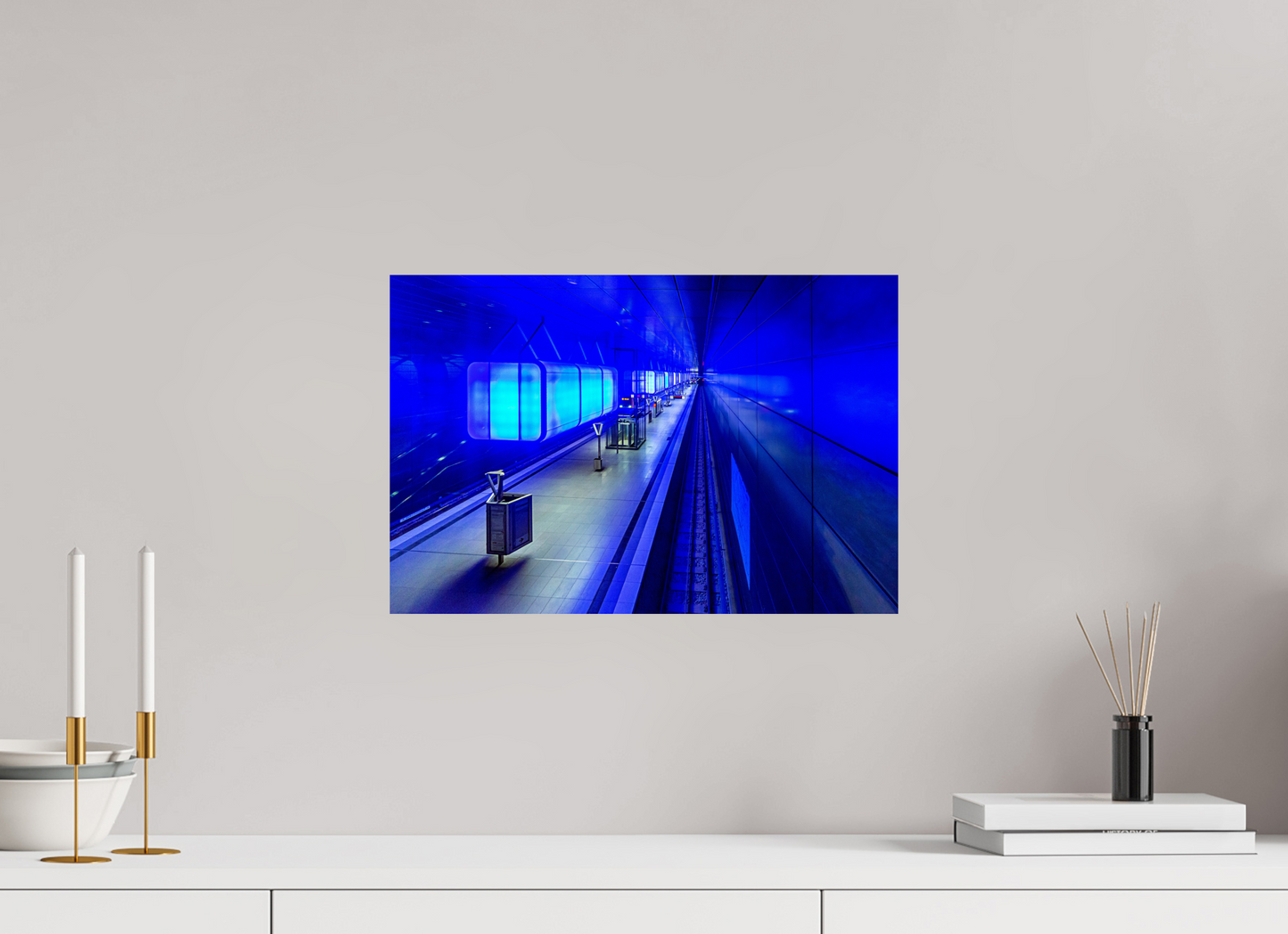 45 x 30 cm, Fine Art Print Metallic Edition Hafen-City-Universität #1 Hamburg