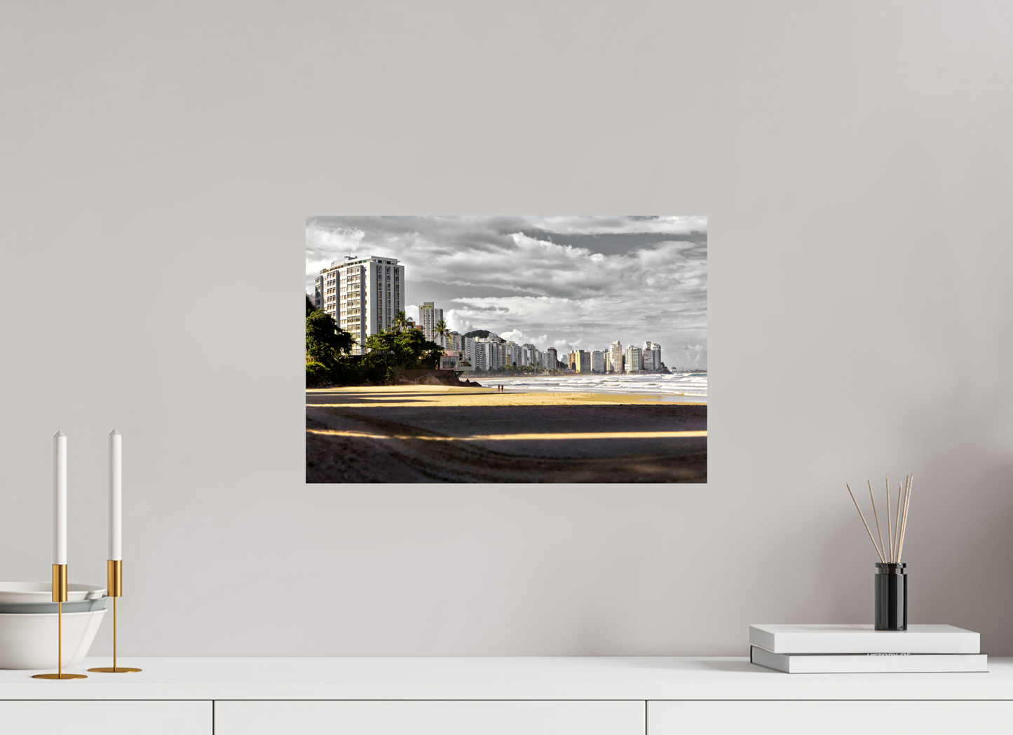 45 x 30 cm, Fine Art Print auf Alu-Dibond ohne Aufhang Asturias - Guarujá - SP