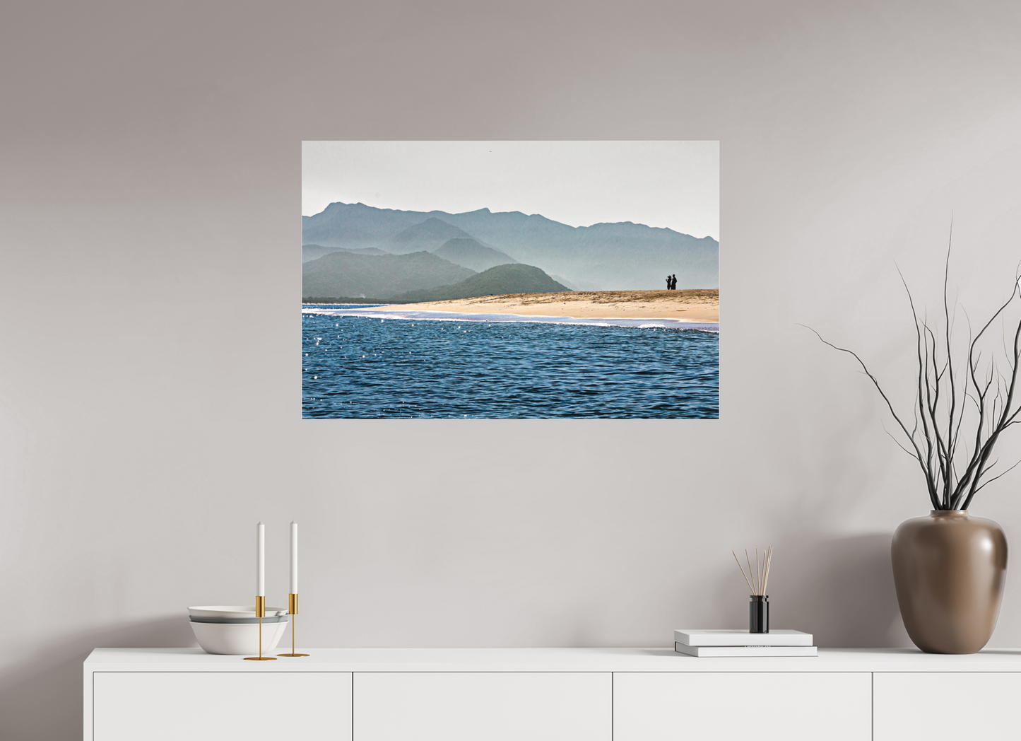 90 x 60 cm, Fine Art Acrylglas Matt Ilha Prumirim - Ubatuba - SP