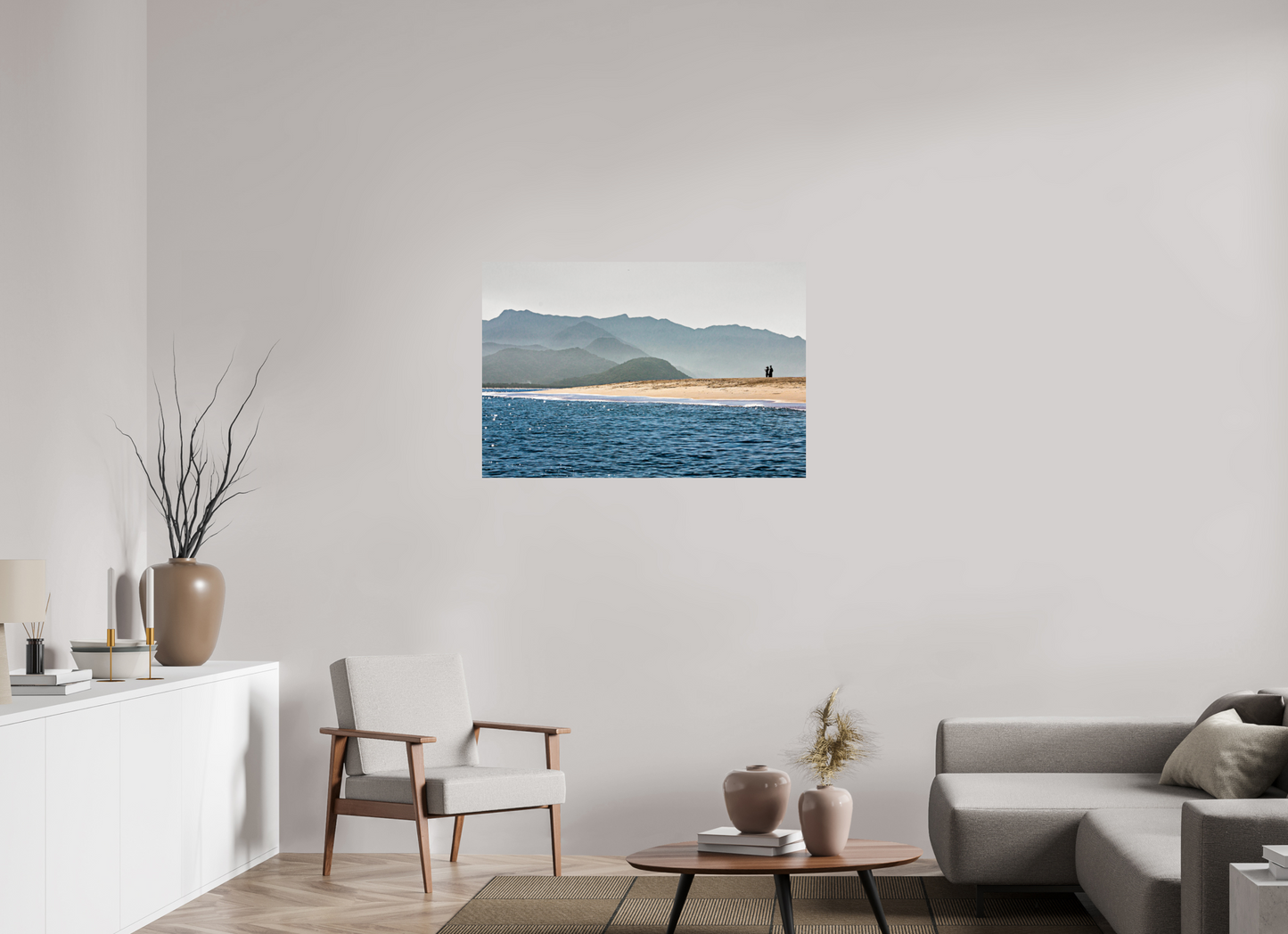 105 x 70 cm, Fine Art Print auf Alu-Dibond ohne Aufhang Ilha Prumirim - Ubatuba - SP