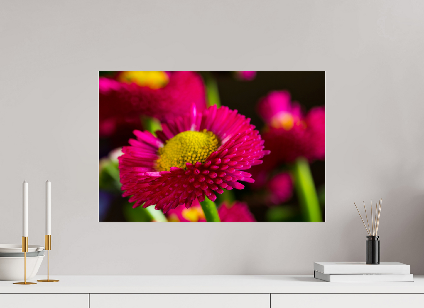 60 x 40 cm, Glänzender Foto-Abzug Acrylglas ASTER-01