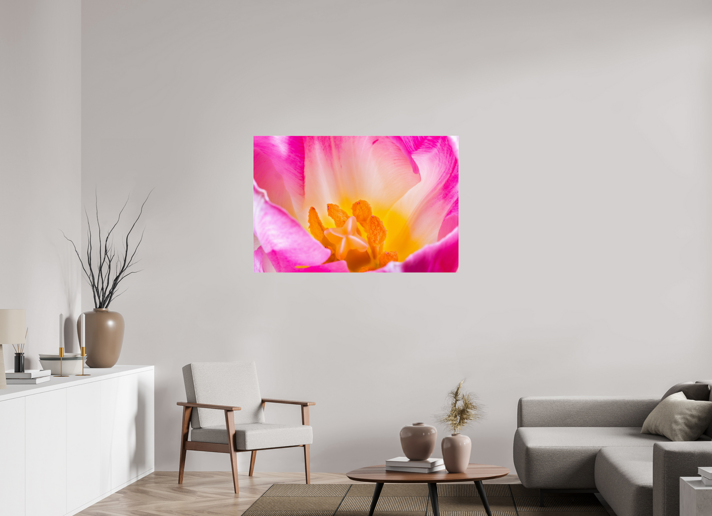 120 x 80 cm, Glänzender Foto-Abzug Acrylglas Tulpe-07
