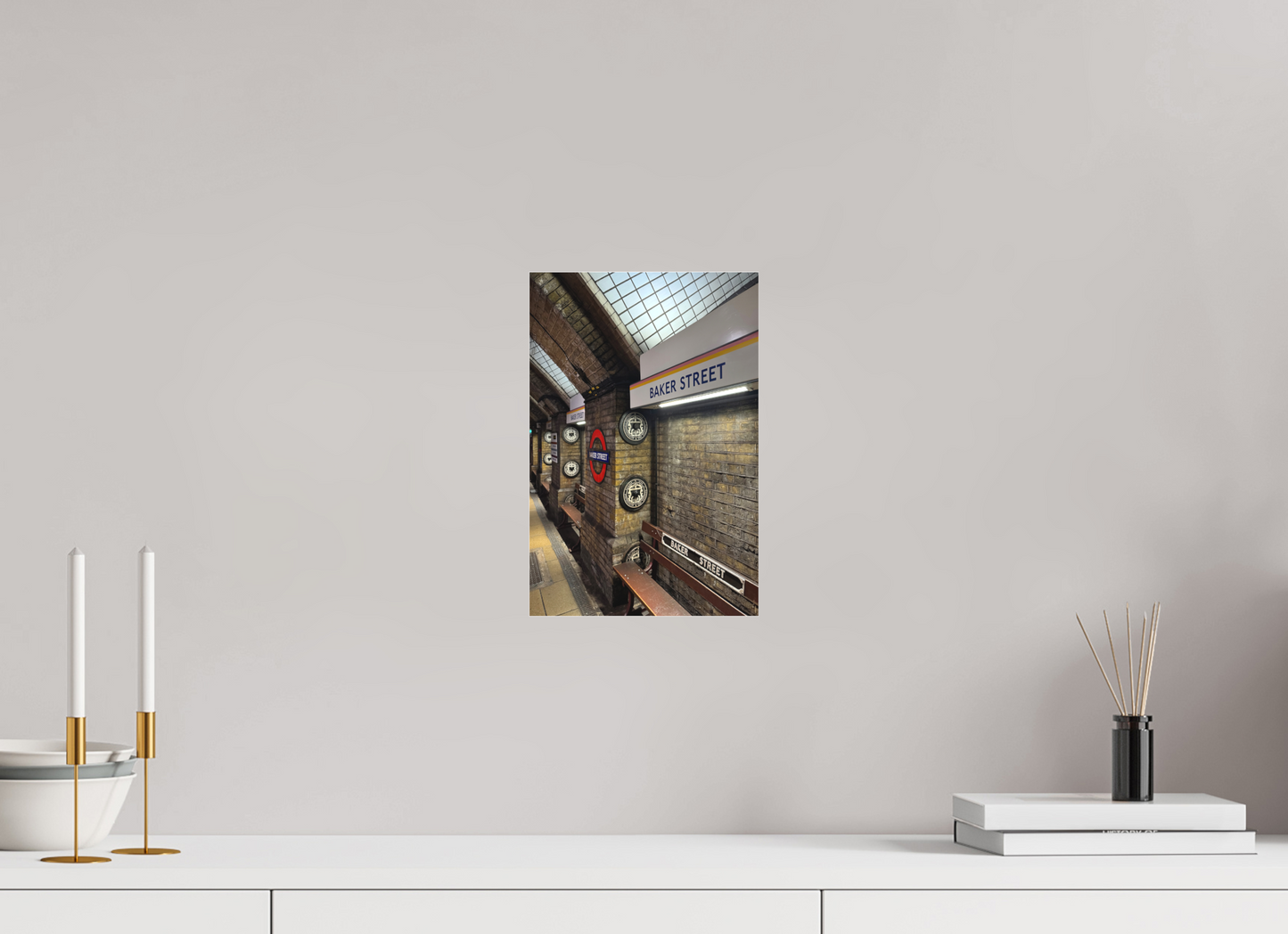 20 x 30 cm, Fine Art Acrylglas Matt Baker-Street #2 London