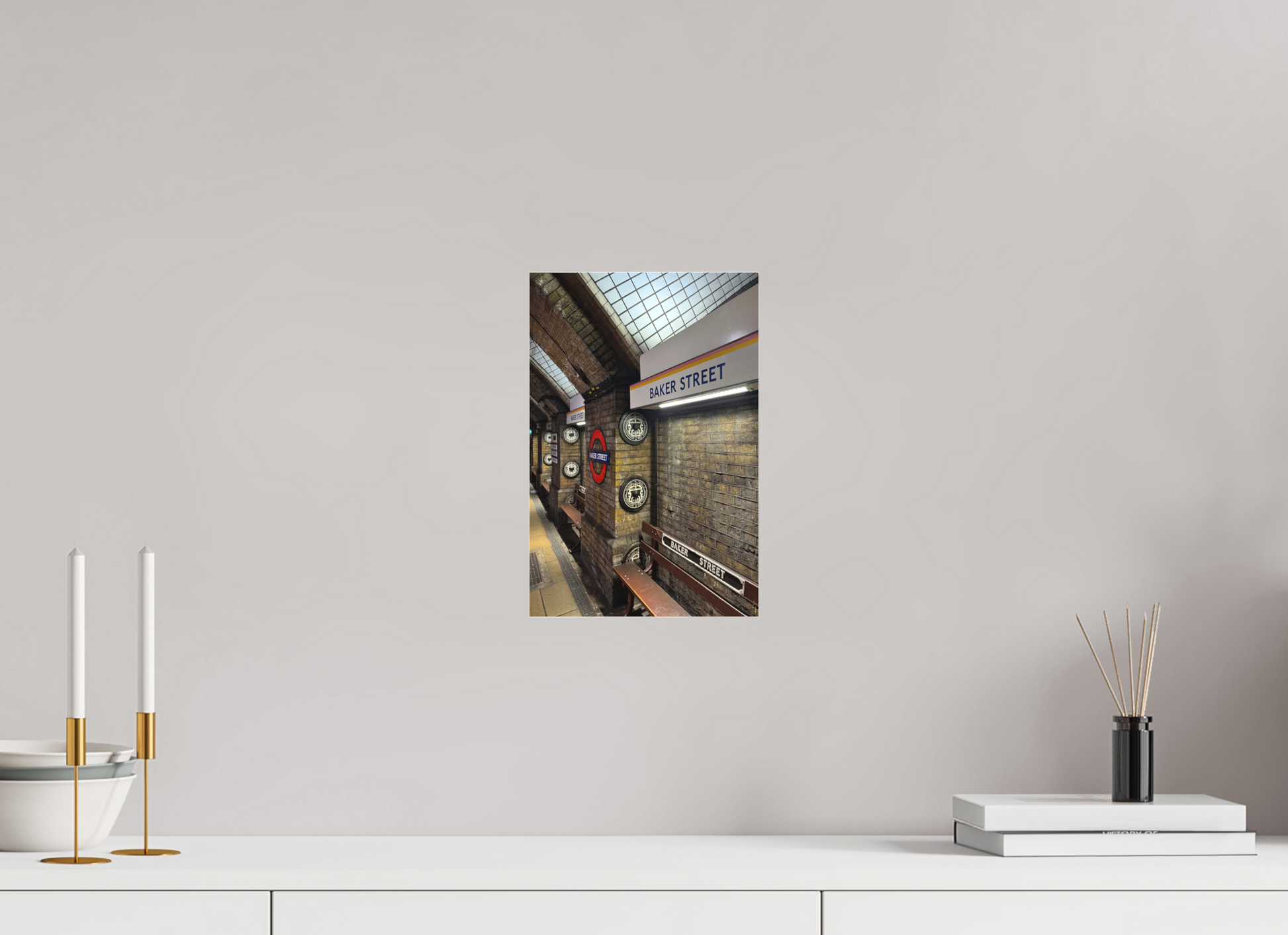 20 x 30 cm, Fine Art Acrylglas Matt Baker-Street #2 London