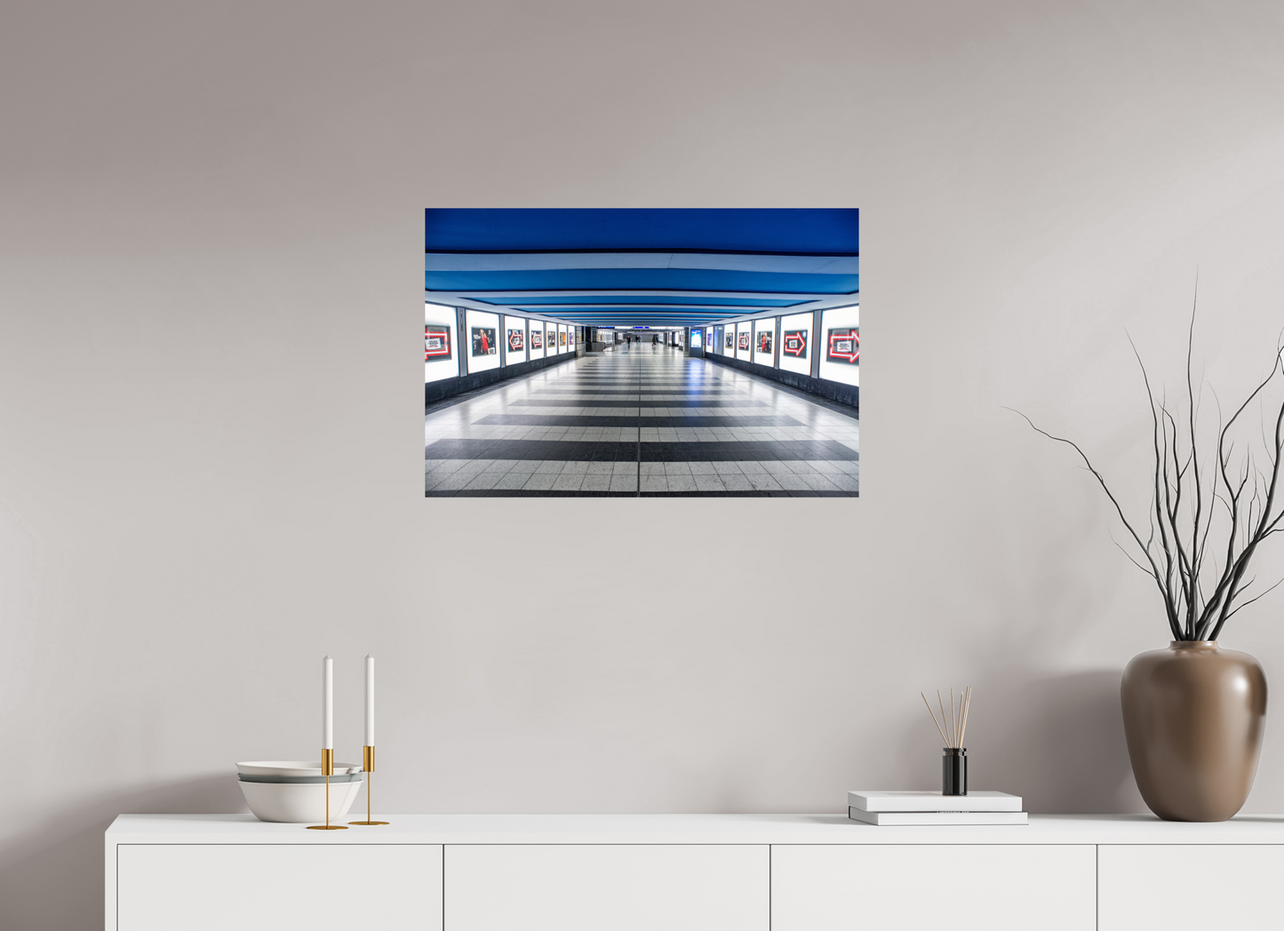 75 x 50 cm, Fine Art Print Metallic Edition Berlin Gesundbrunnen