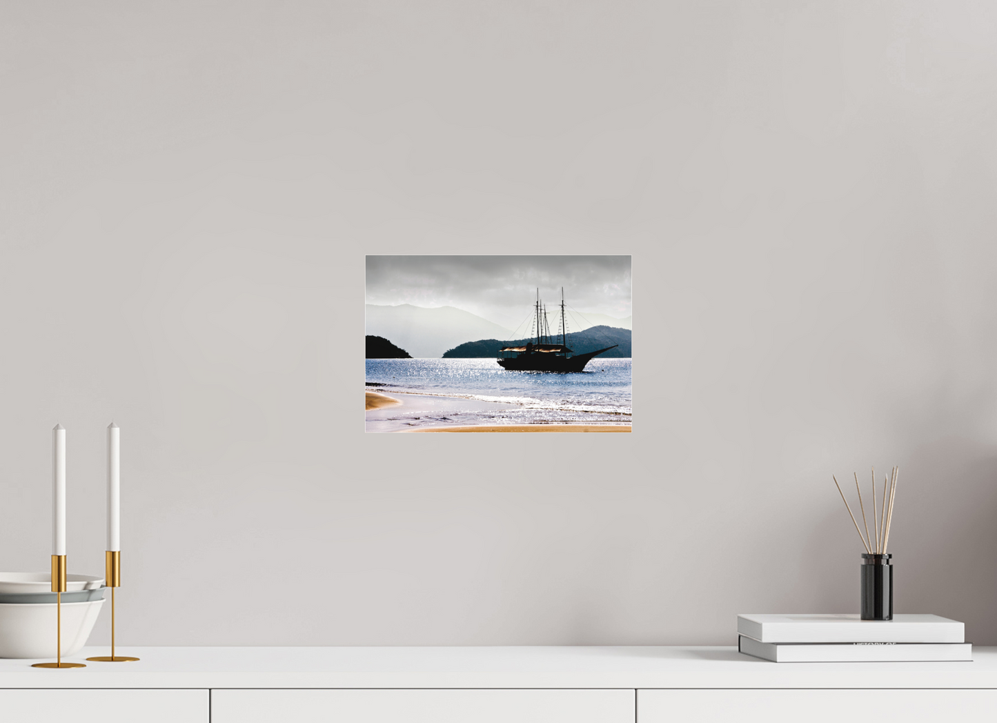 30 x 20 cm, Fine Art Acrylglas Matt Ilha dos Porcos - Ubatuba - SP