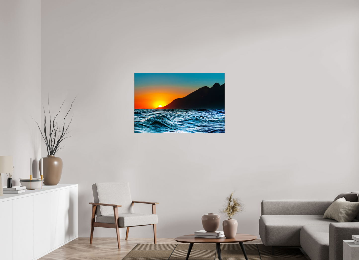 105 x 70 cm, Fine Art Print auf Alu-Dibond ohne Aufhang Ponta do Boi - Ilhabela