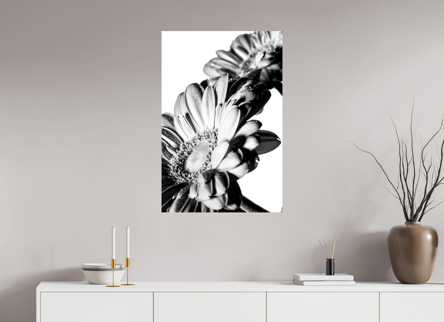 60 x 90 cm, Fine Art Print Baryta auf Alu-Dibond Gerbera_08