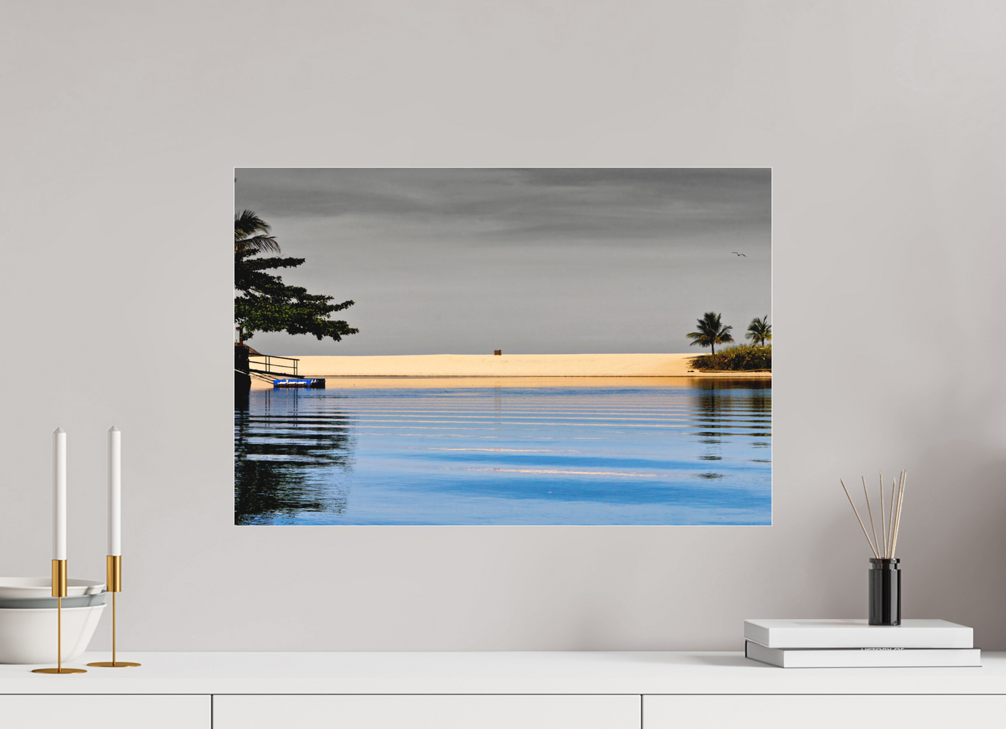 60 x 40 cm, Fine Art Acrylglas Matt Barra do Una - São Sebastião - SP