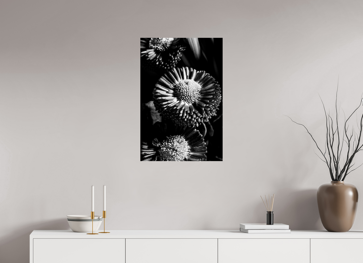 50 x 75 cm, ChromaLuxe HD Metal Print Aster-02
