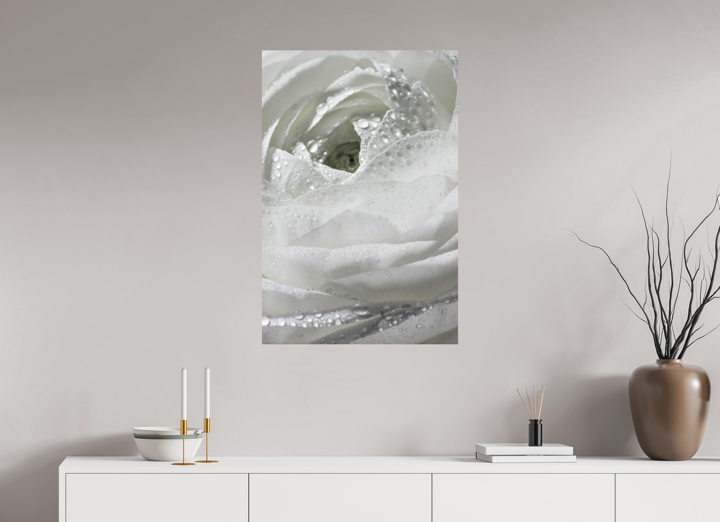 60 x 90 cm, Fine Art Print Baryta auf Alu-Dibond Rose_04