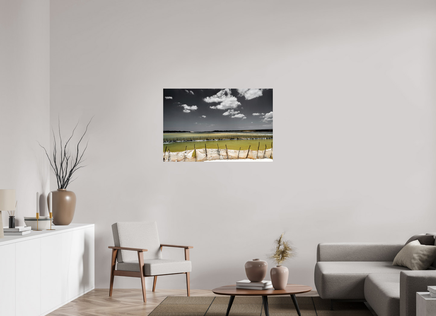 105 x 70 cm, Fine Art Print auf Alu-Dibond ohne Aufhang Benfica - Areia Branca - RN