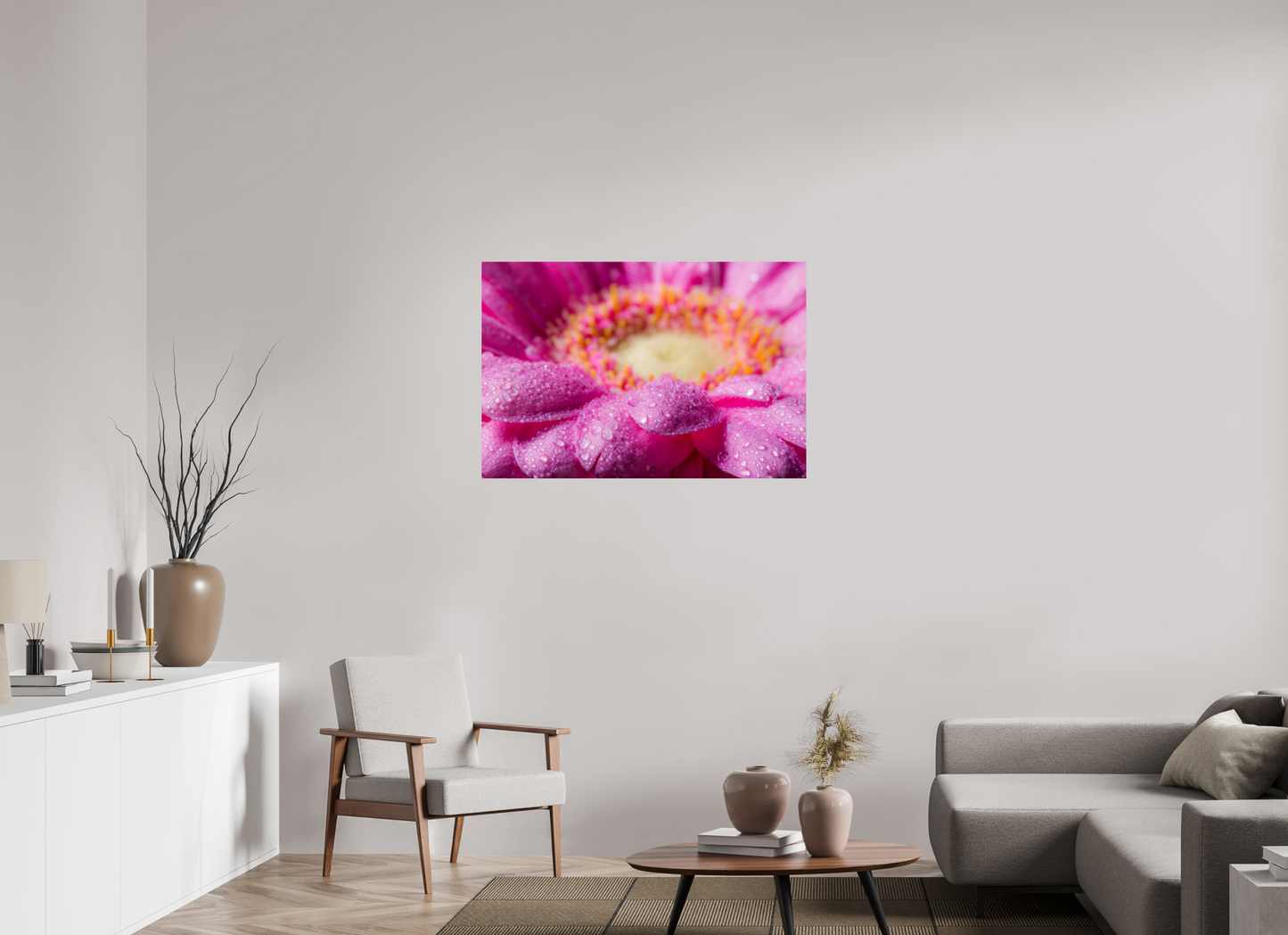 105 x 70 cm, ChromaLuxe HD Metal Print Gerbera_03