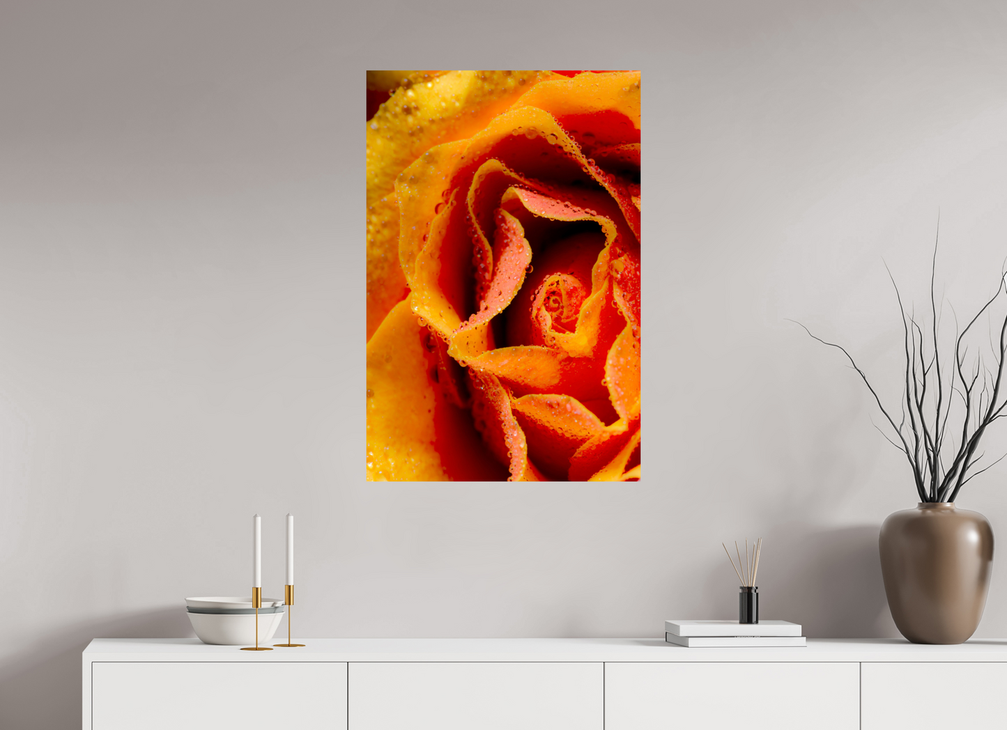 60 x 90 cm, Fine Art Print Baryta auf Alu-Dibond Rose_05