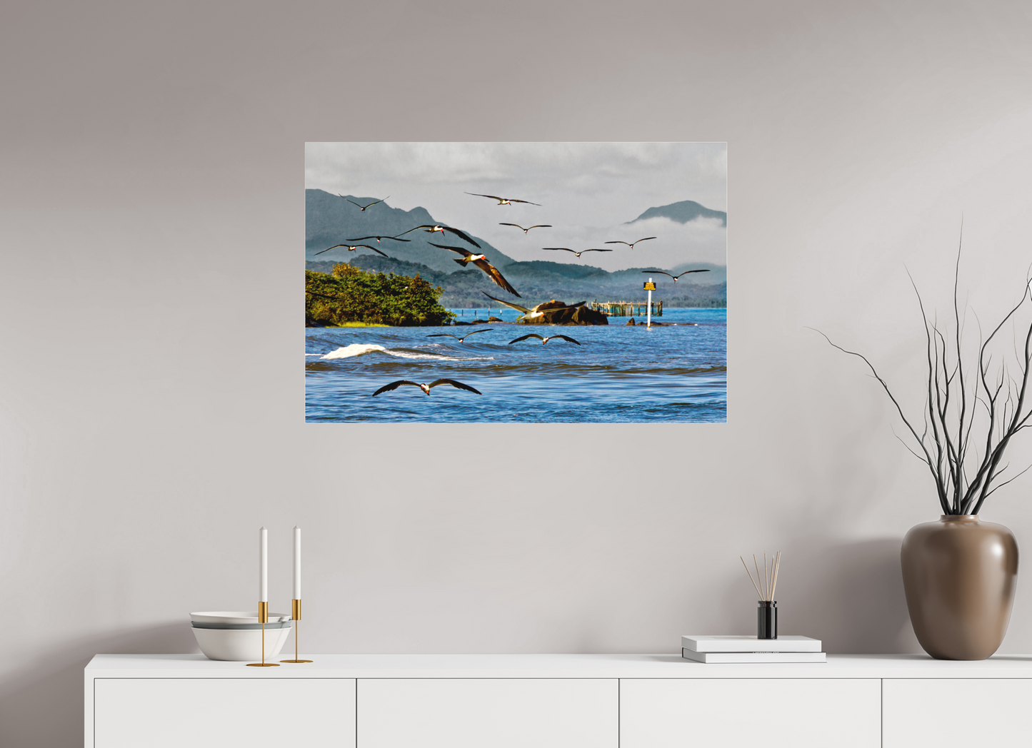 90 x 60 cm, Fine Art Acrylglas Matt Ilha do Cardoso - Cananéia