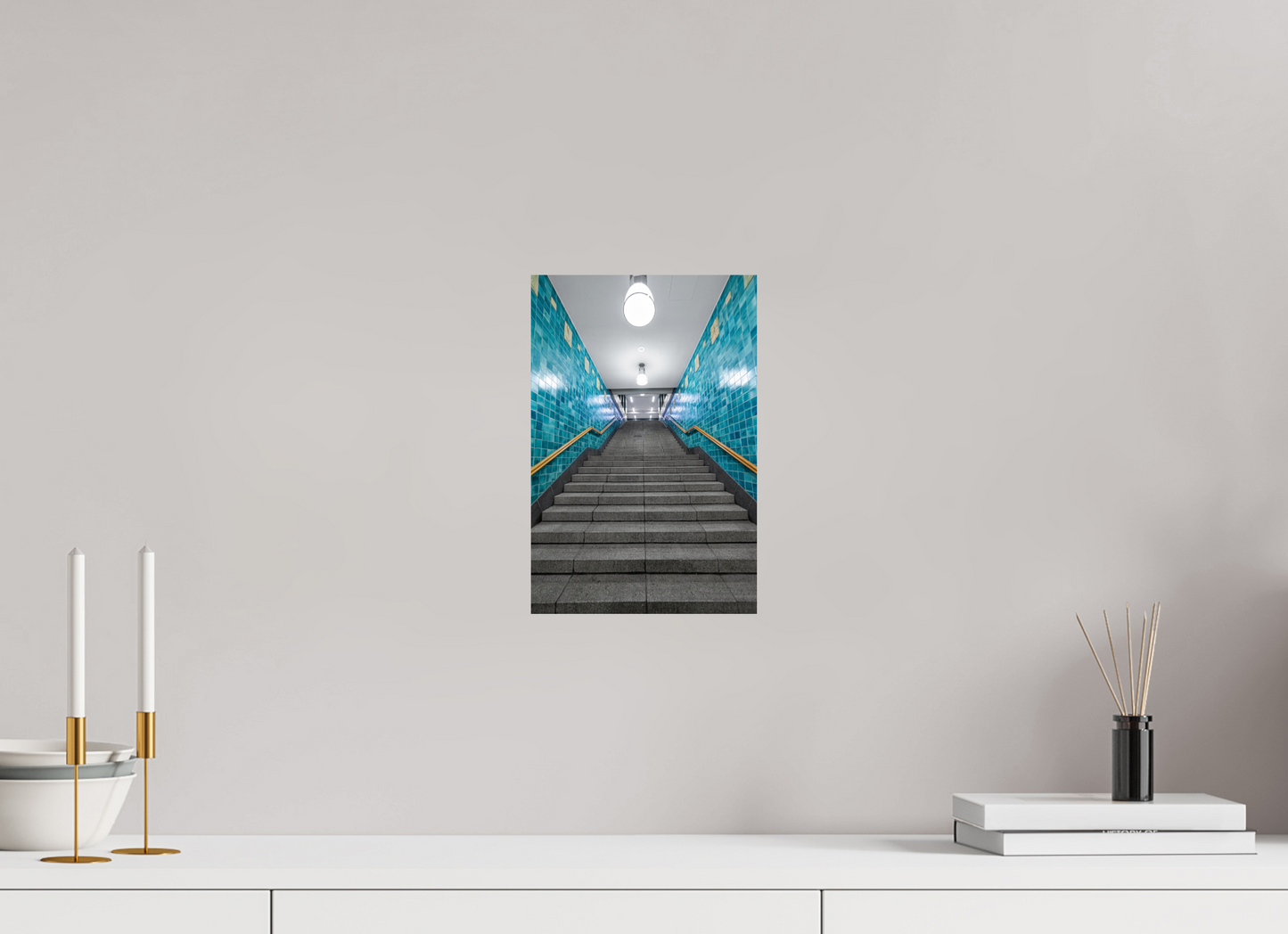 20 x 30 cm, Fine Art Print Metallic Edition Sierichstrasse #5 Hamburg