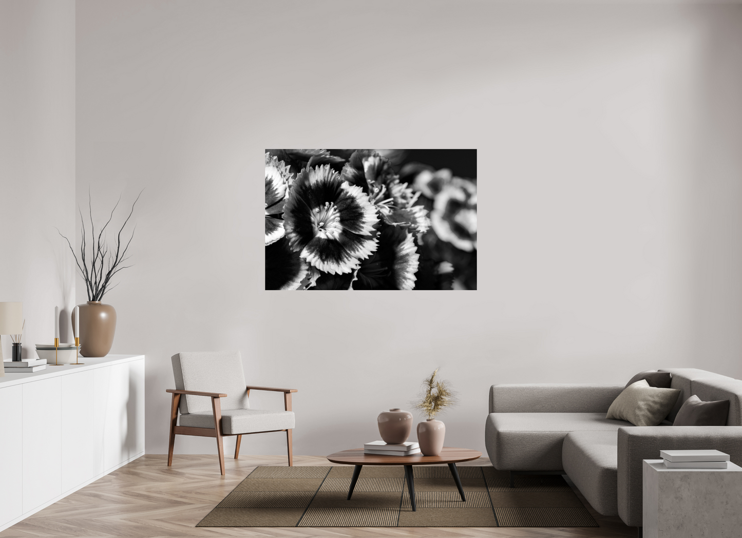 150 x 100 cm, ChromaLuxe HD Metal Print Bartnelke_02