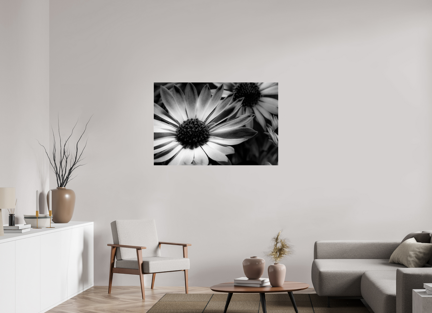 120 x 80 cm, Glänzender Foto-Abzug Acrylglas Kapmargerite_02
