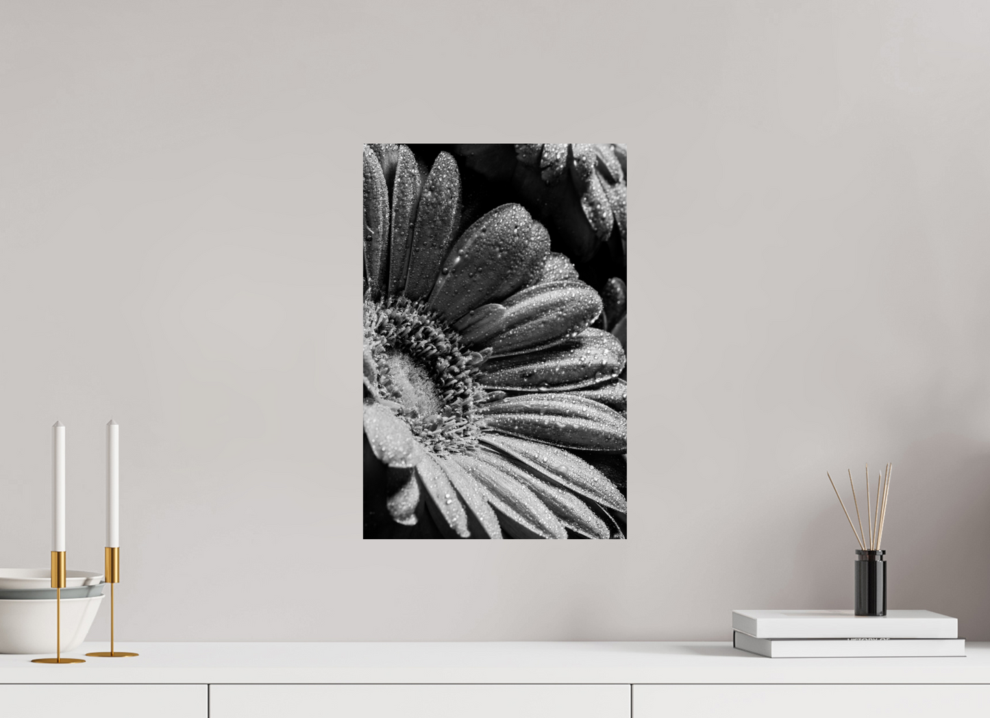 30 x 45 cm, ChromaLuxe HD Metal Print Gerbera_01