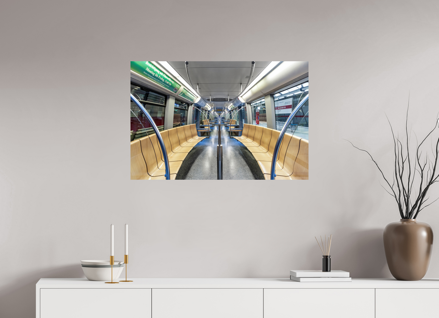 90 x 60 cm, Fine Art Print Metallic Edition MUC #2 München