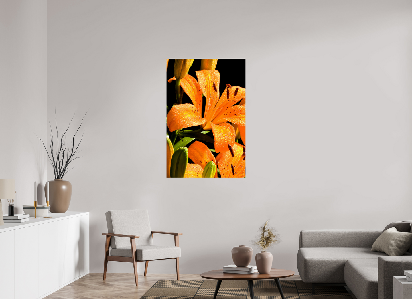 80 x 120 cm, Fine Art Print Baryta auf Alu-Dibond Lilie_08