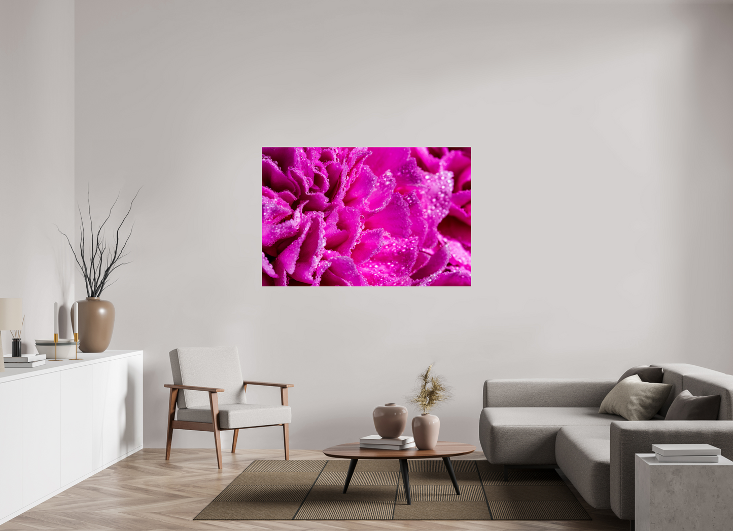 150 x 100 cm, Glänzender Foto-Abzug Acrylglas Nelke_02