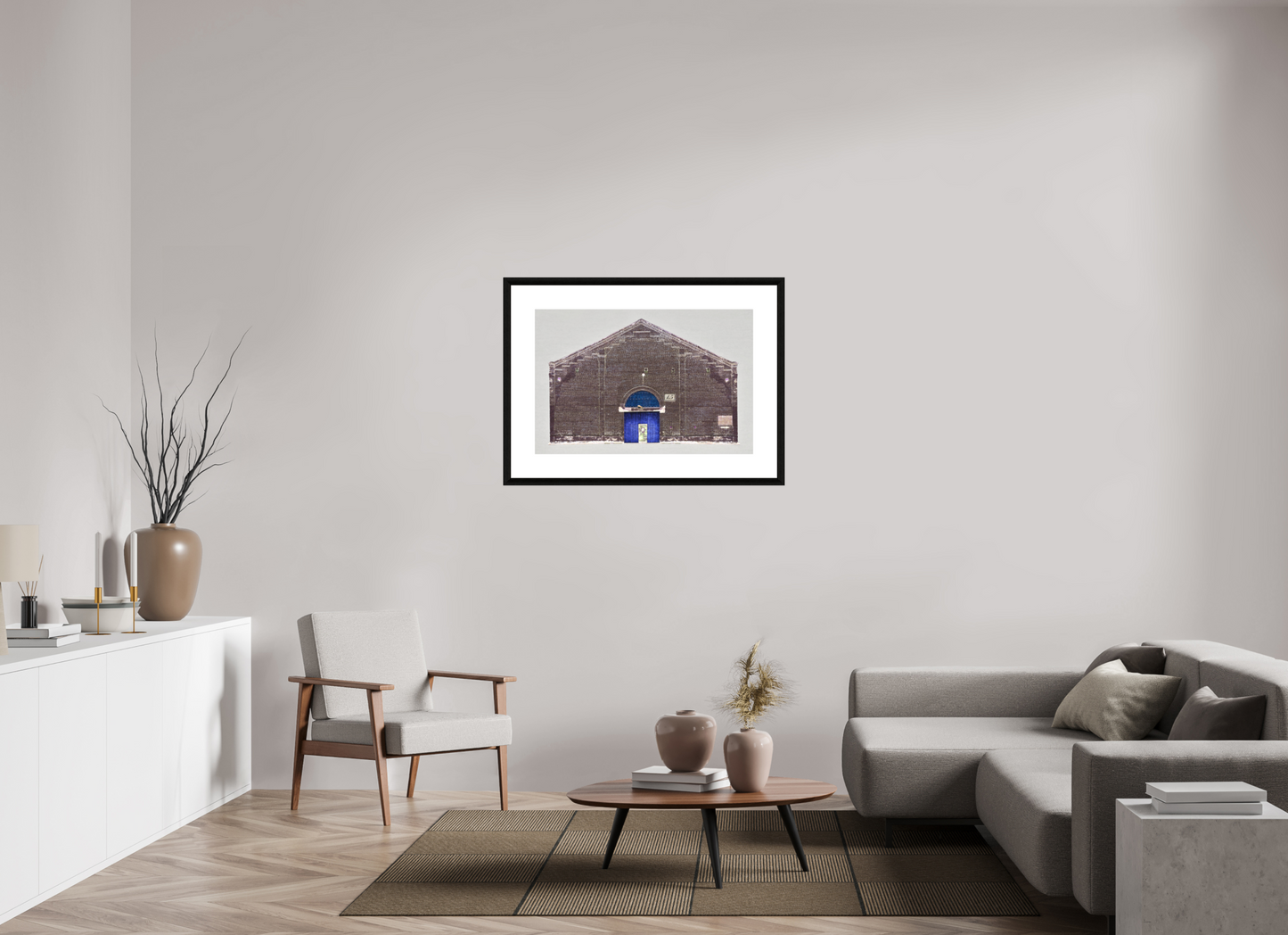 90 x 60 cm, Le Havre _ Framed _Passepartout_Photo Silk Baryta Hahnemuehle One_Point_Five