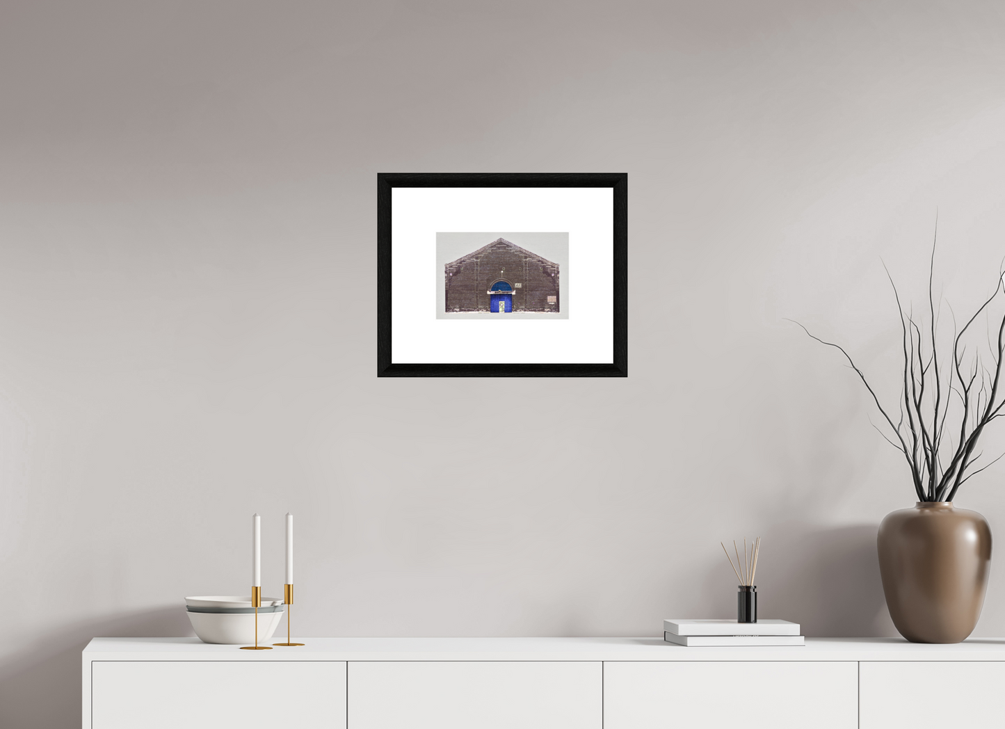 30 x 20 cm, Le Havre _ Framed _Passepartout_Photo Silk Baryta Hahnemuehle One_Point_Five