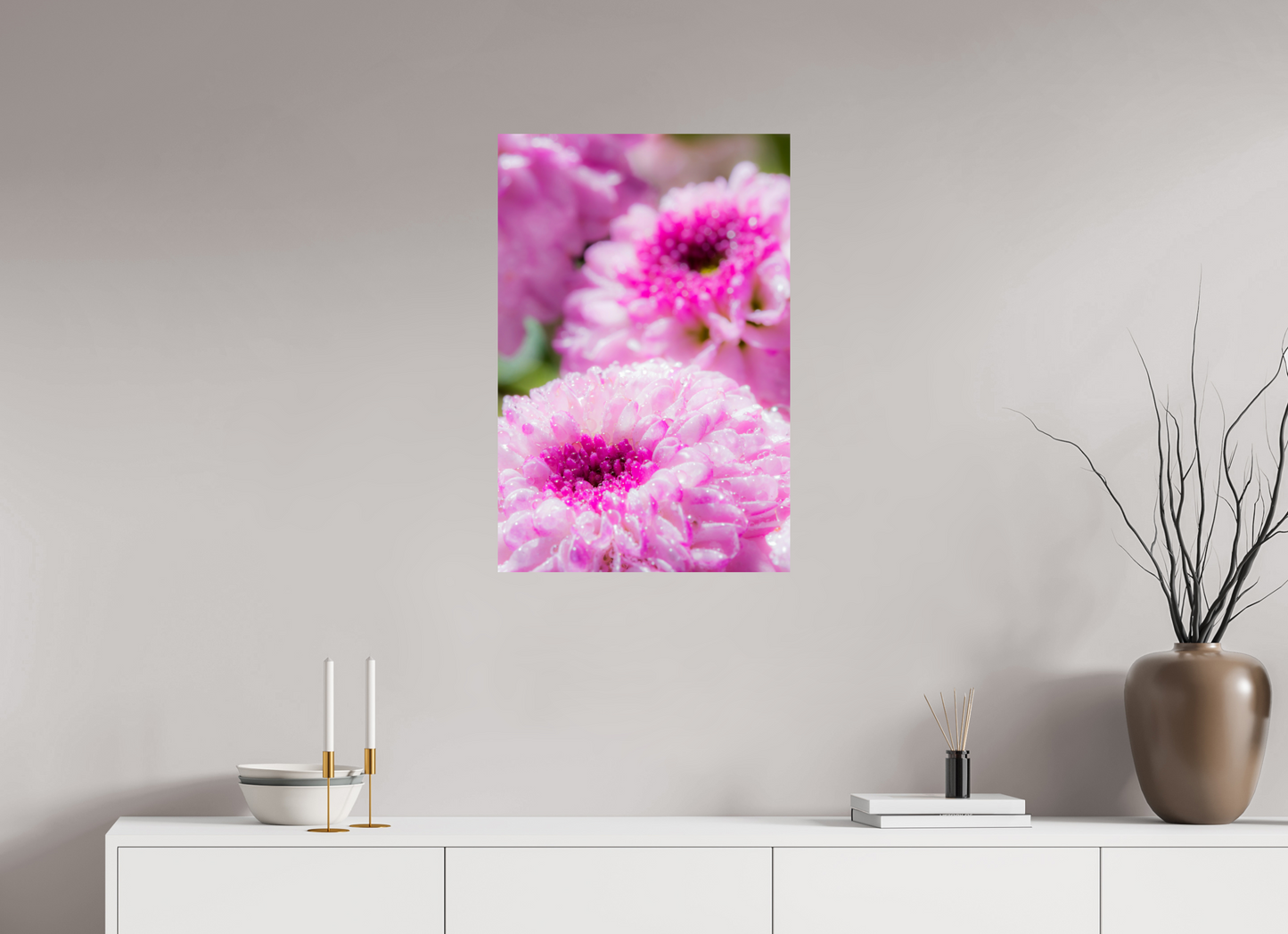 50 x 75 cm, Fine Art Print Baryta auf Alu-Dibond Chrysanthemen_08