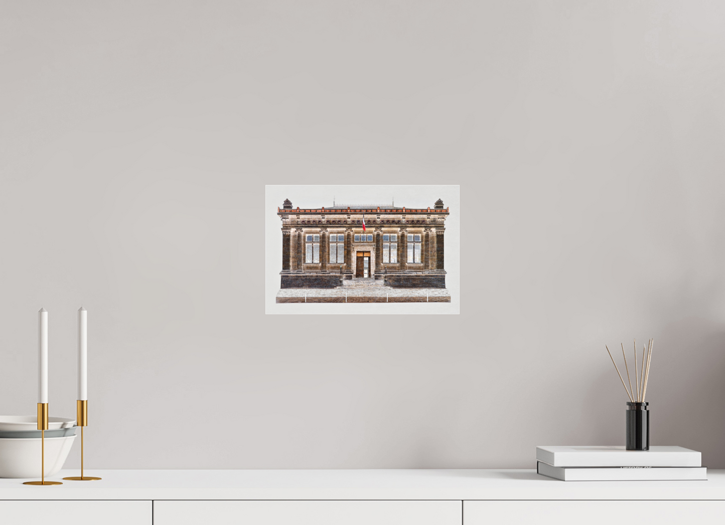 30 x 20 cm, Fine Art Acrylglas Matt Justitia