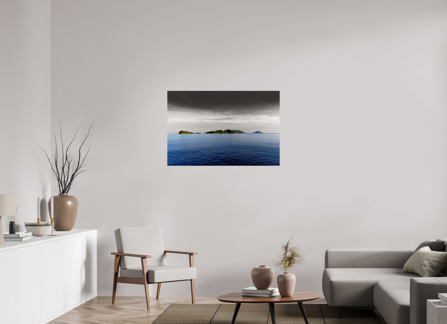 105 x 70 cm, Fine Art Print auf Alu-Dibond ohne Aufhang As Ilhas - São Sebastião - SP