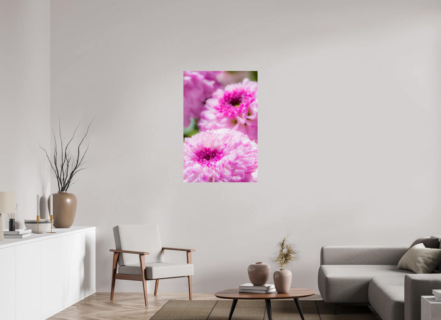 70 x 105 cm, Fine Art Print Baryta auf Alu-Dibond Chrysanthemen_08