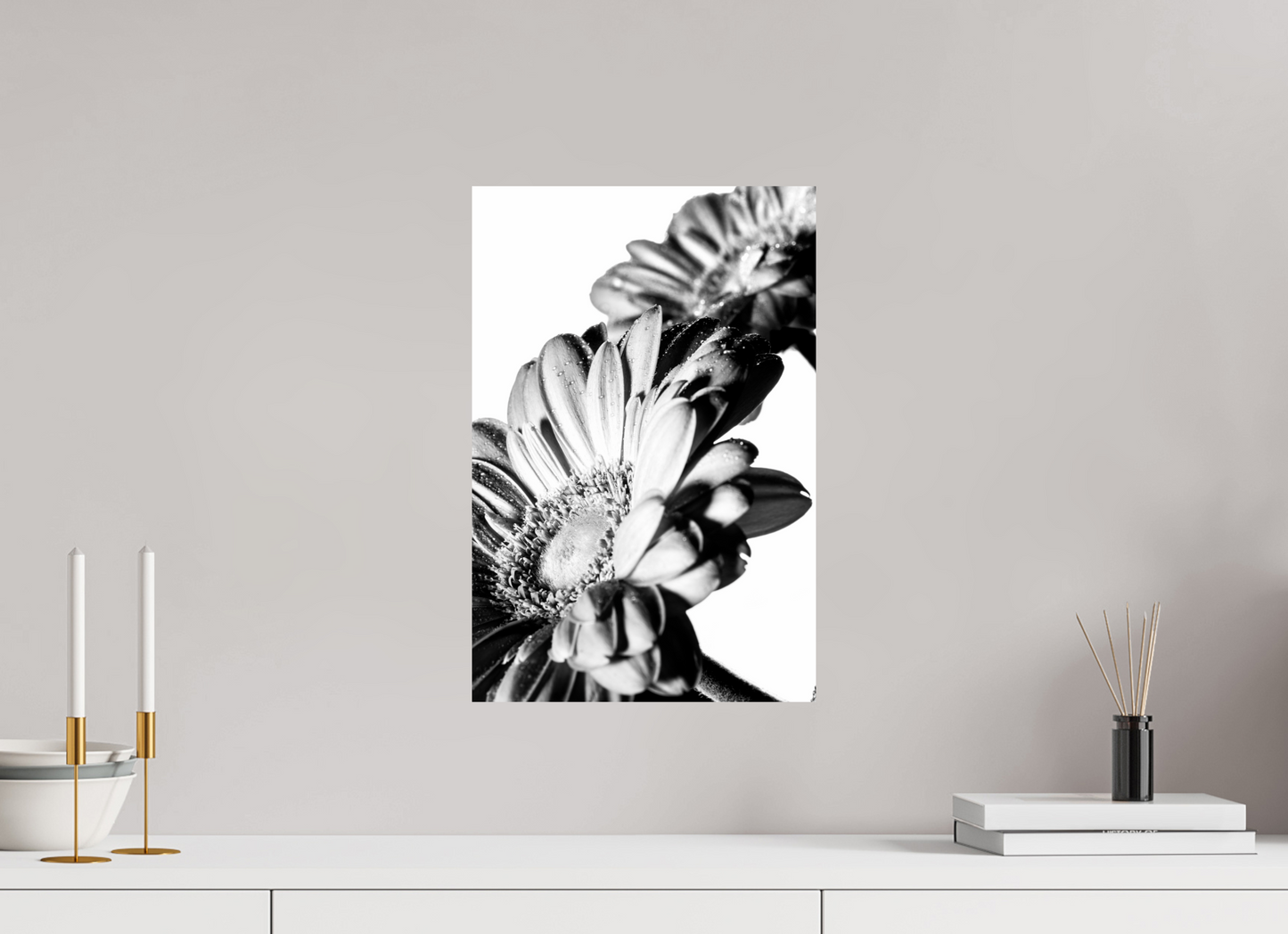 30 x 45 cm, Fine Art Print Baryta auf Alu-Dibond Gerbera_08